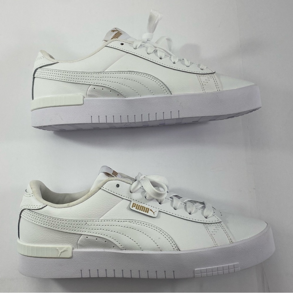 Puma Vikky Platform Leather Casual Sneakers White Women’s Size 10 NEW